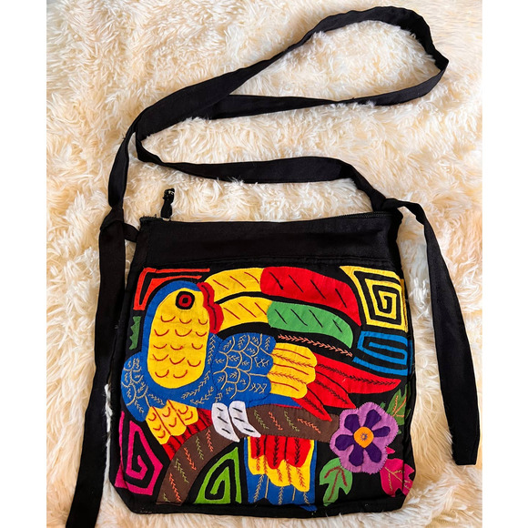 Artisanal Quilted Crossbody Purse - Picture 1 of 2